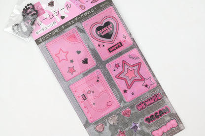 BGM Osaka Life Frame Sticker with Keychain