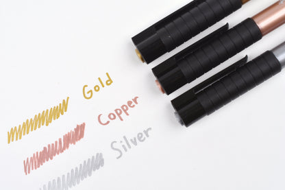 Faber-Castell - Pitt Artist Pens - Metallic Art - 3 Color Set