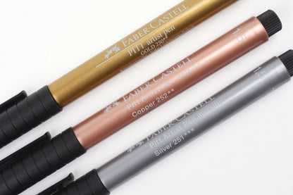 Faber-Castell - Pitt Artist Pens - Metallic Art - 3 Color Set