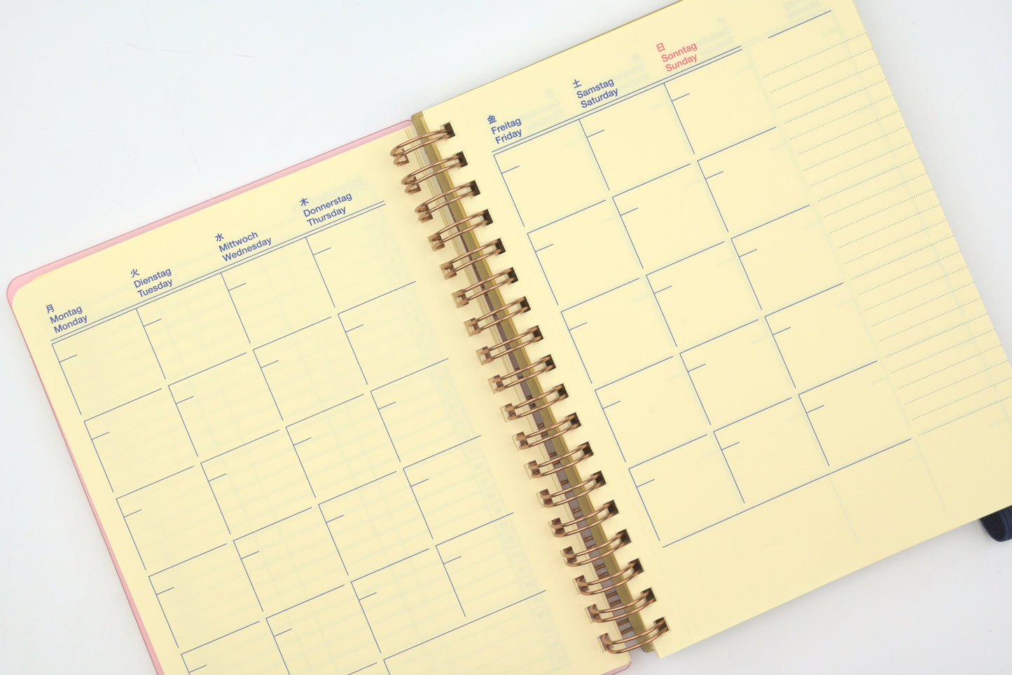 Delfonics Rollbahn Spiral Notebook - Free Diary - Clear
