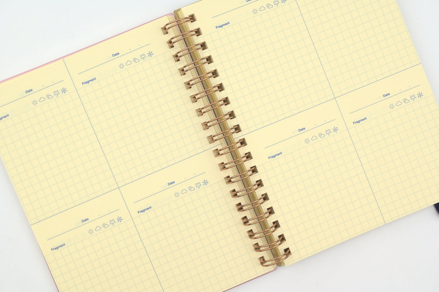 Delfonics Rollbahn Spiral Notebook - Free Diary - Clear