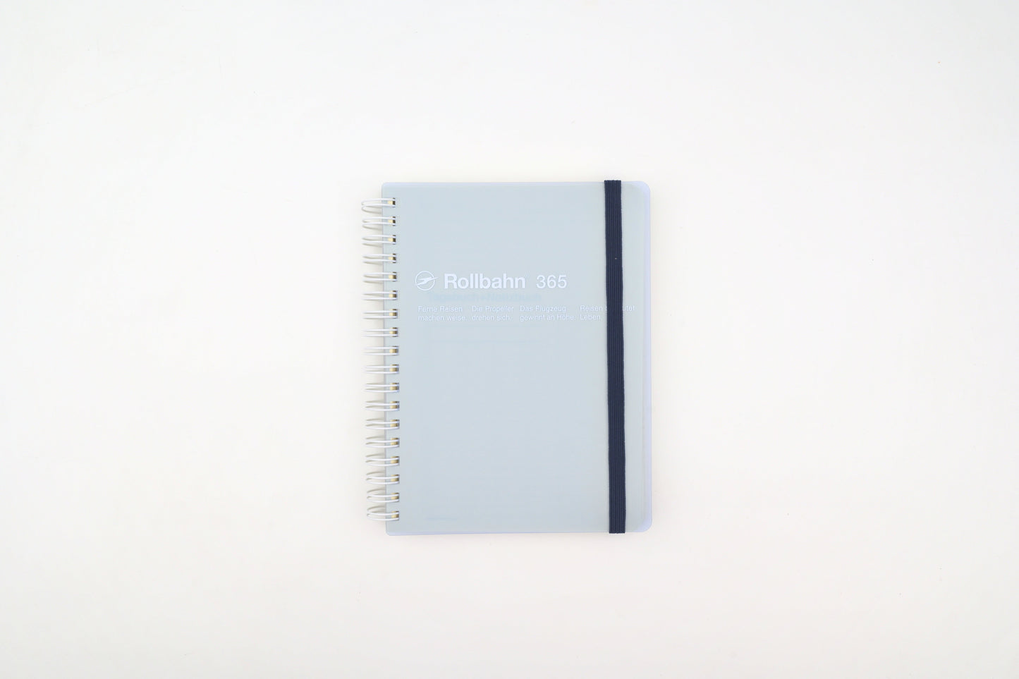 Delfonics Rollbahn Spiral Notebook - Free Diary - Clear