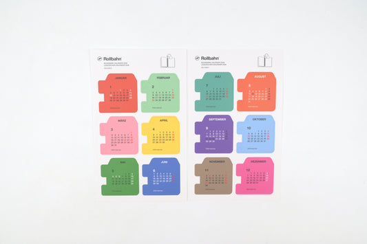 Delfonics Rollbahn Bookmark Calendar Set - 2026