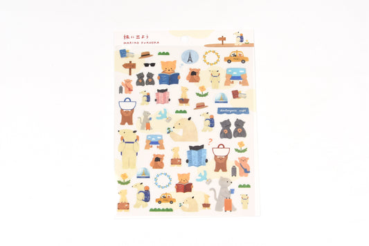 Cozyca - Mariko Fukuoka - Let's go on a trip Sticker