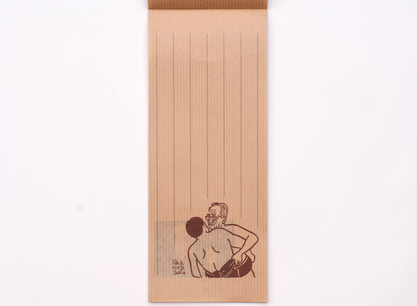 Classiky - Nancy Seki Letter Paper Pad - Middle Aged Man