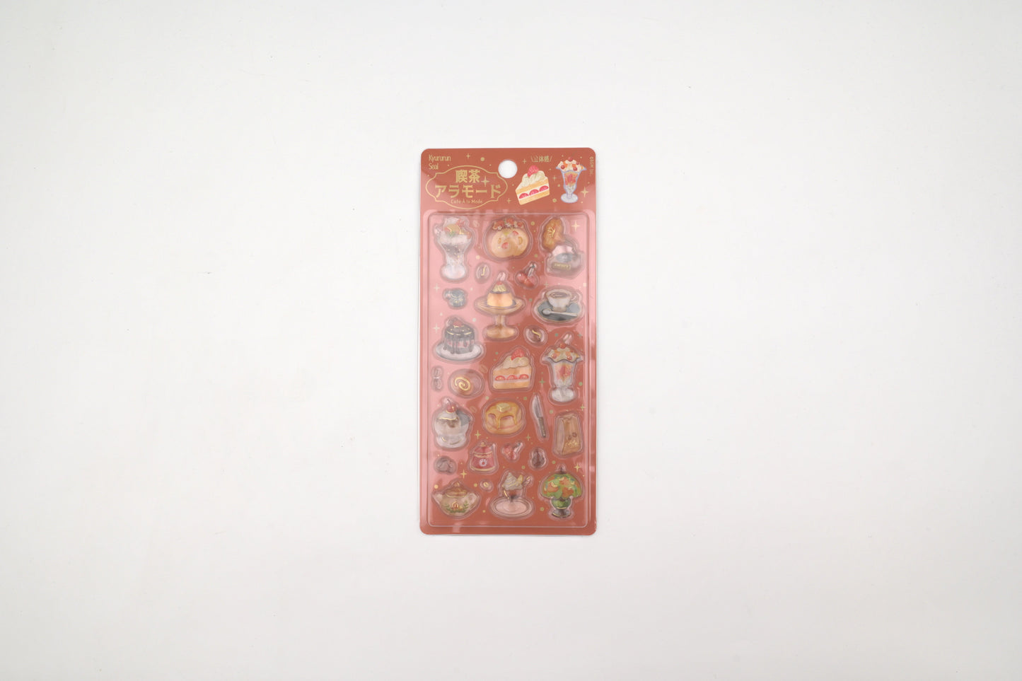 BGM 3D Sticker Sheet - Kyururun - Cafe a la Mode - Brulee