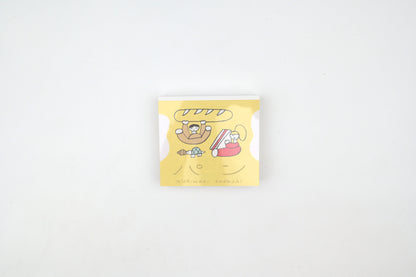 Cozyca - Tadashi Nishiwaki Memo Pad - Bread