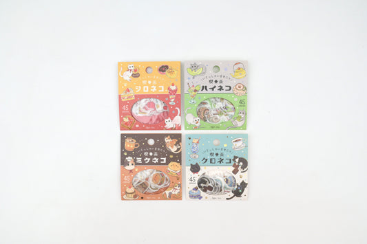 BGM Flake Sticker - Foil Stamping - Welcome, Meow!