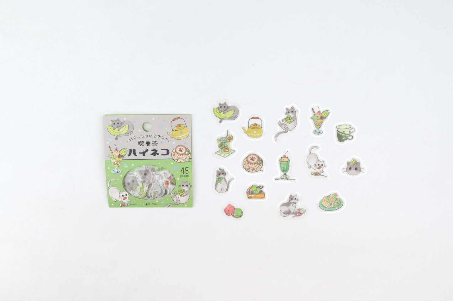 BGM Flake Sticker - Foil Stamping - Welcome, Meow!