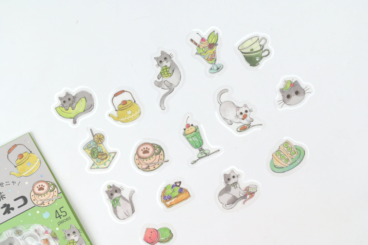 BGM Flake Sticker - Foil Stamping - Welcome, Meow!