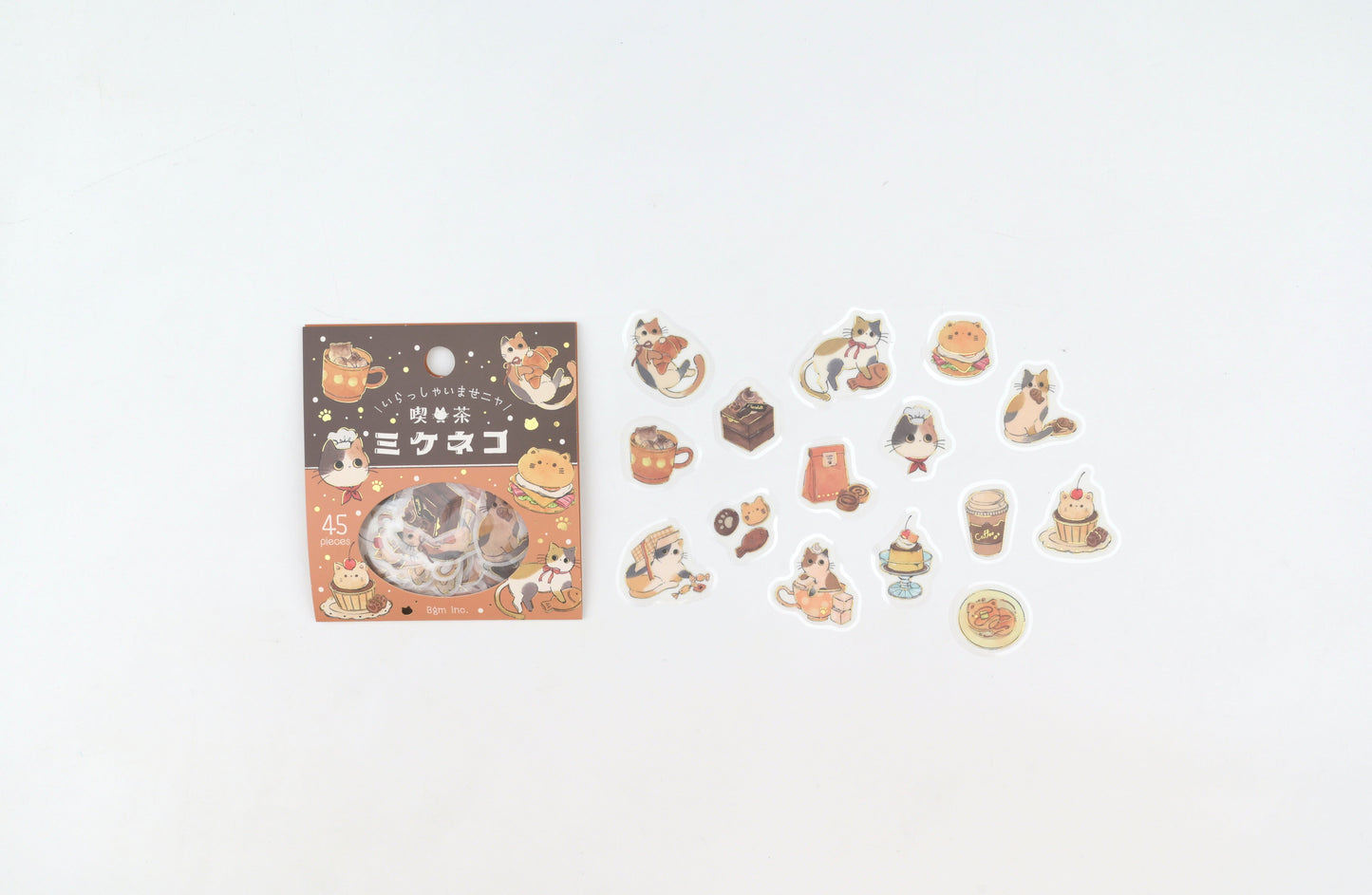 BGM Flake Sticker - Foil Stamping - Welcome, Meow!