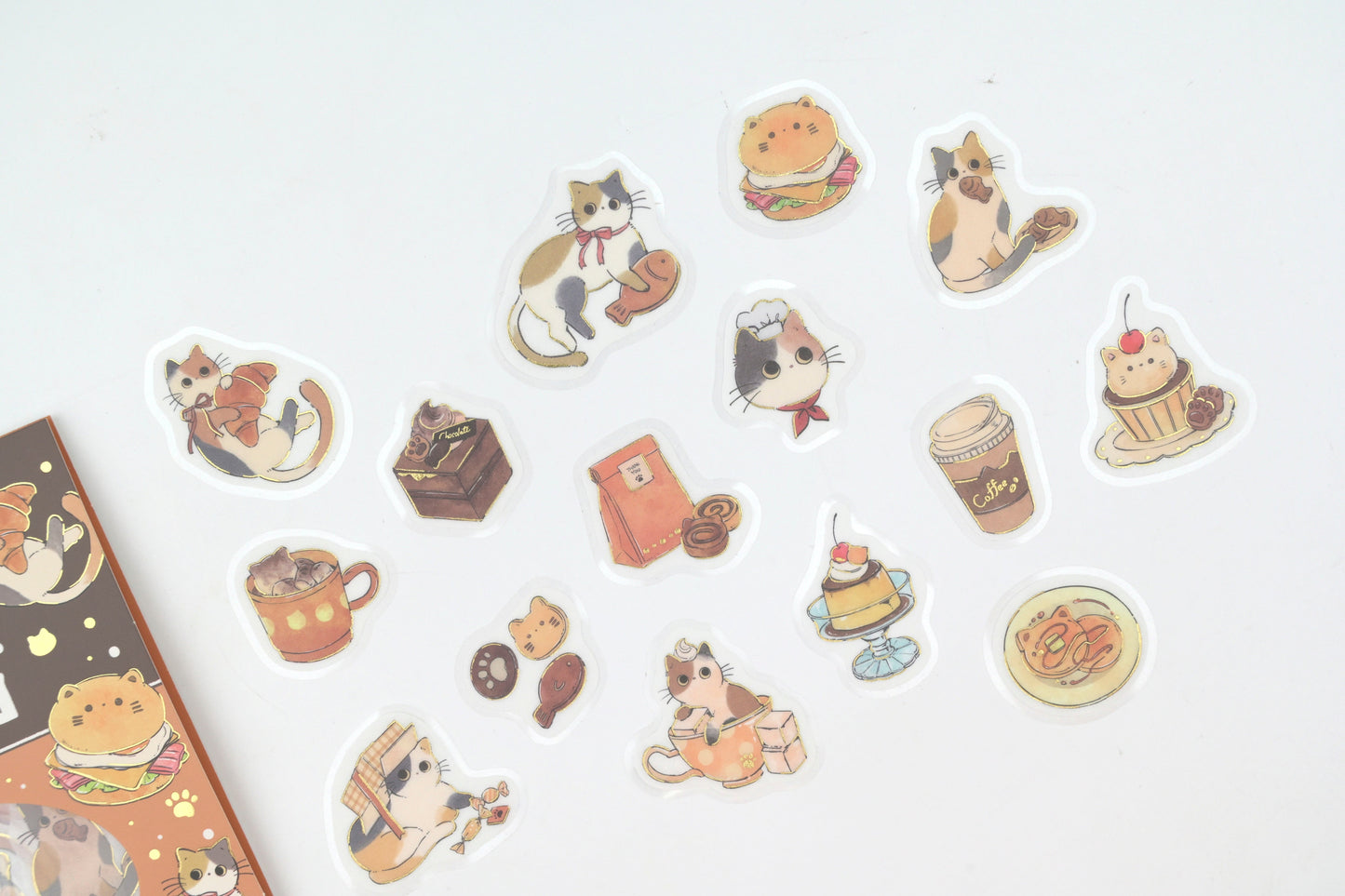 BGM Flake Sticker - Foil Stamping - Welcome, Meow!