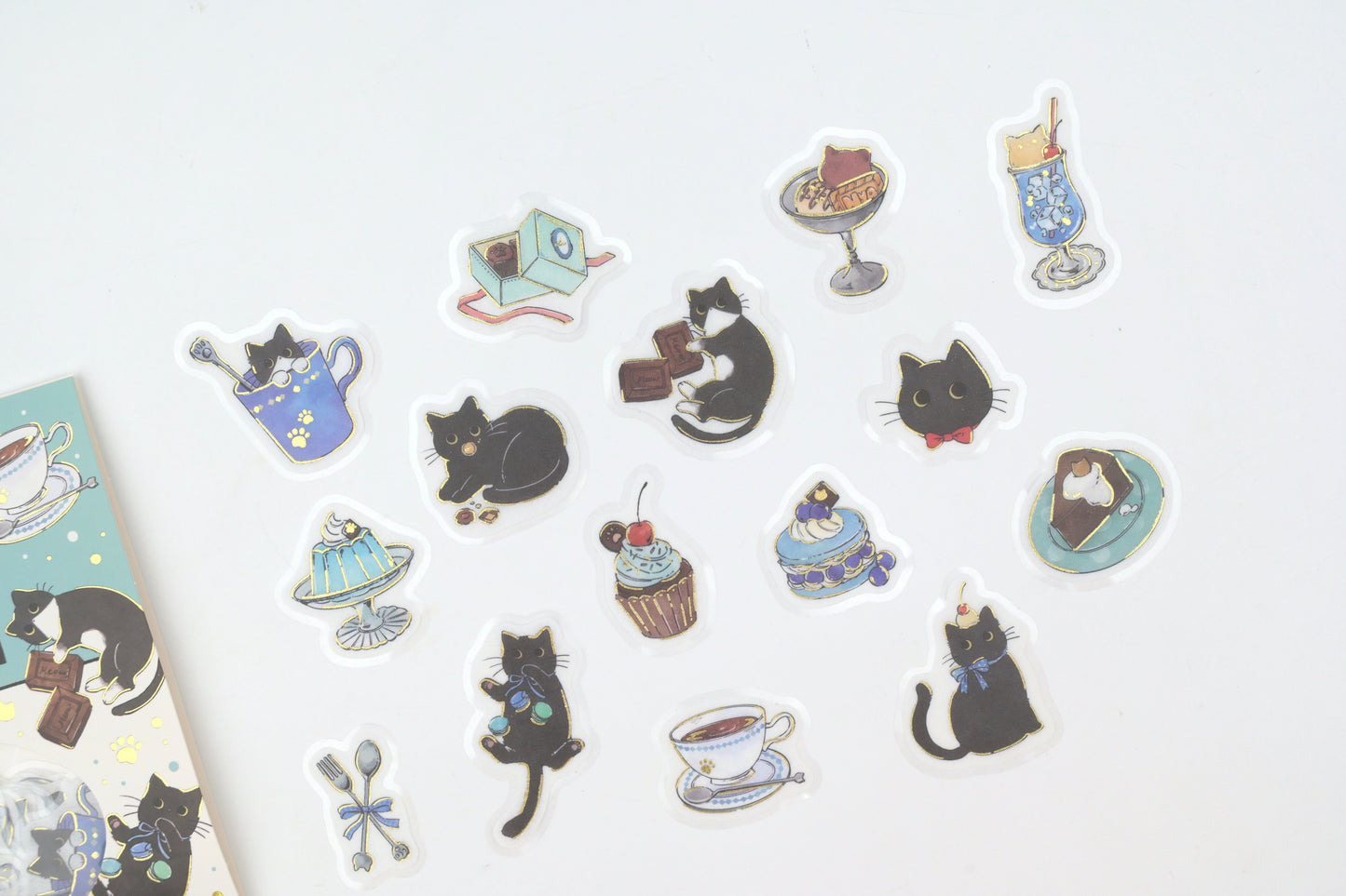 BGM Flake Sticker - Foil Stamping - Welcome, Meow!