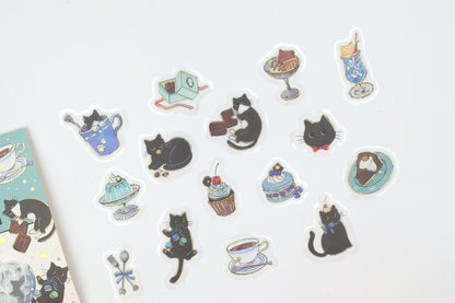 BGM Flake Sticker - Foil Stamping - Welcome, Meow!