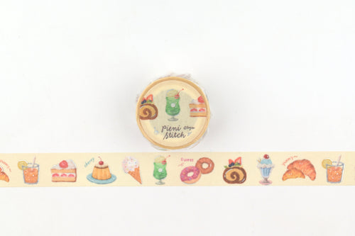 BGM Washi Tape - Foil Stamping - Pieni Stitch - Small Cafe