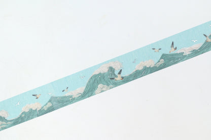 BGM Washi Tape - Foil Stamping - Pieni Stitch - Small Sea
