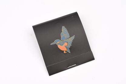 Esterbrook x BUNGUBOX Enamel Pin - Kachofugetsu Collection - Kingfisher - Limited Edition