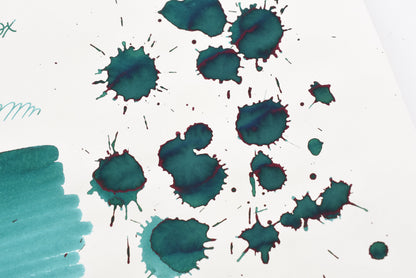 Esterbrook x BUNGUBOX Ink - Kachofugetsu Collection - Kingfisher Teal - 30mL Bottle - Limited Edition