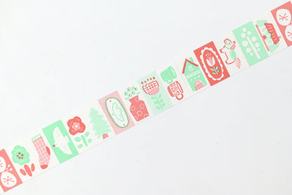 Beverly Baum Label Roll Stickers - Scandinavian