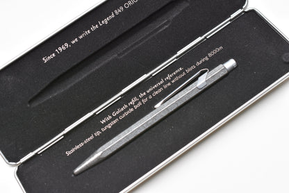 Caran d'Ache 849 Metal Ballpoint Pen - Original With Metal Slim Pack Case