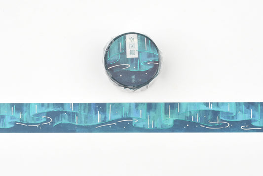 BGM Washi Tape - Foil Stamping - Sky Encyclopedia Vol. 2 - Aurora