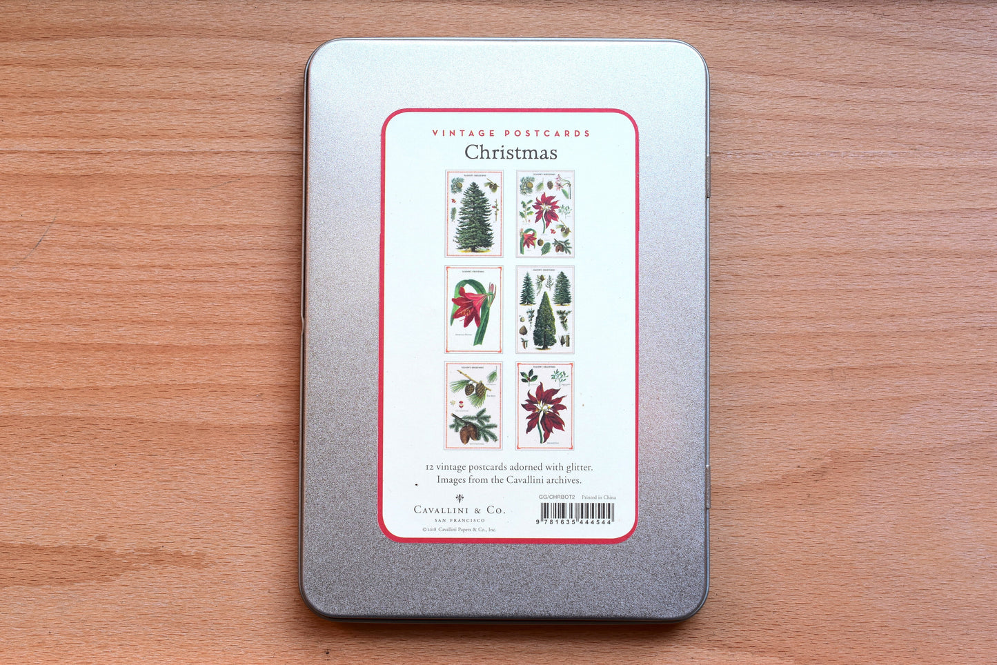 Christmas Botanica Vintage Postcards