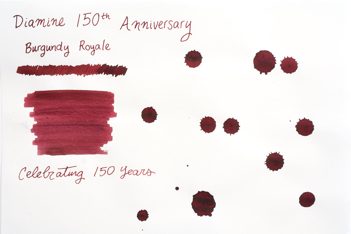 Diamine Fountain Pen Ink - 150th Anniversary Series - Burgundy Royale