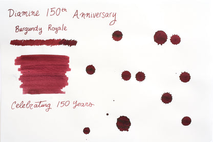 Diamine Fountain Pen Ink - 150th Anniversary Series - Burgundy Royale