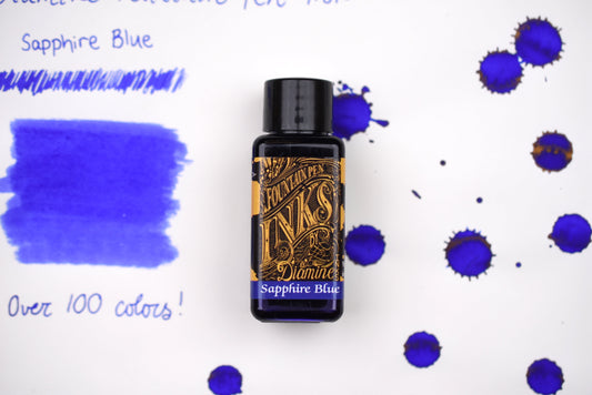 Diamine Fountain Pen Ink - Sapphire Blue - 30mL