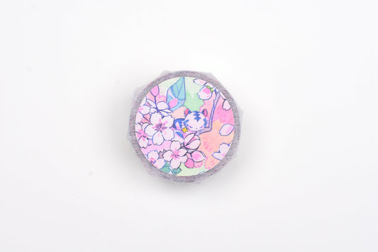 Ameruu Washi Tape - Cherry Blossom Tiger