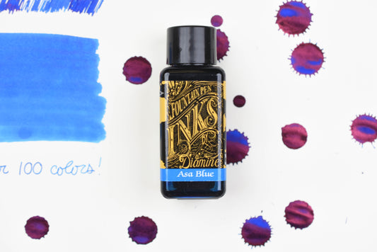 Diamine Fountain Pen Ink - Asa Blue - 30mL