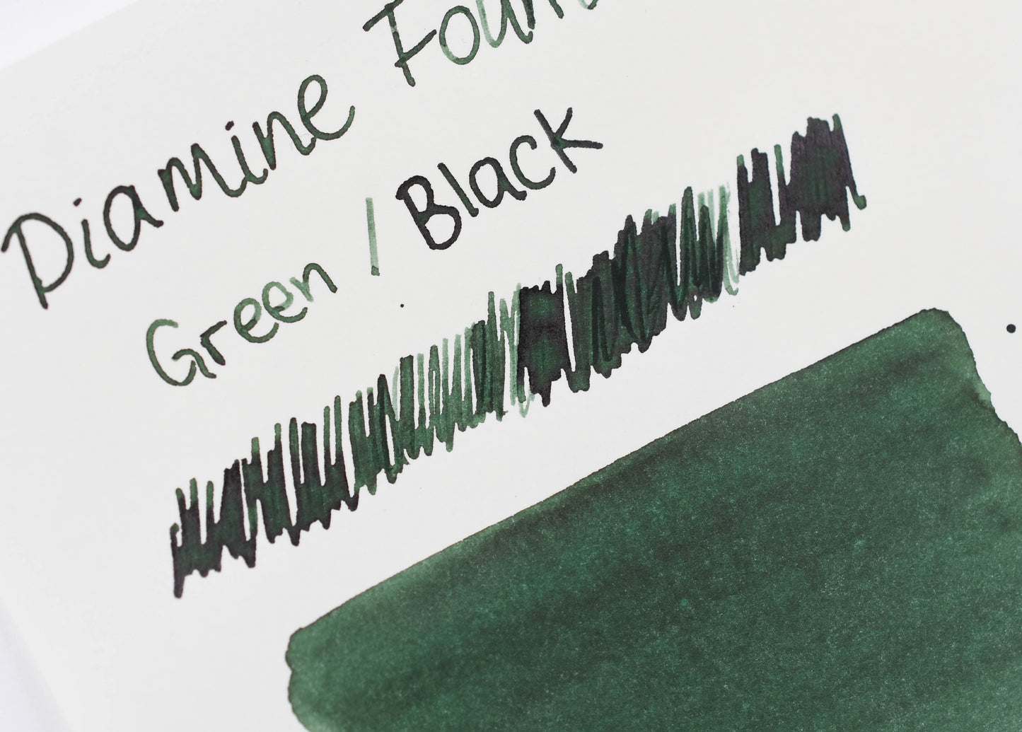 Diamine Fountain Pen Ink - Green/Black - 30mL