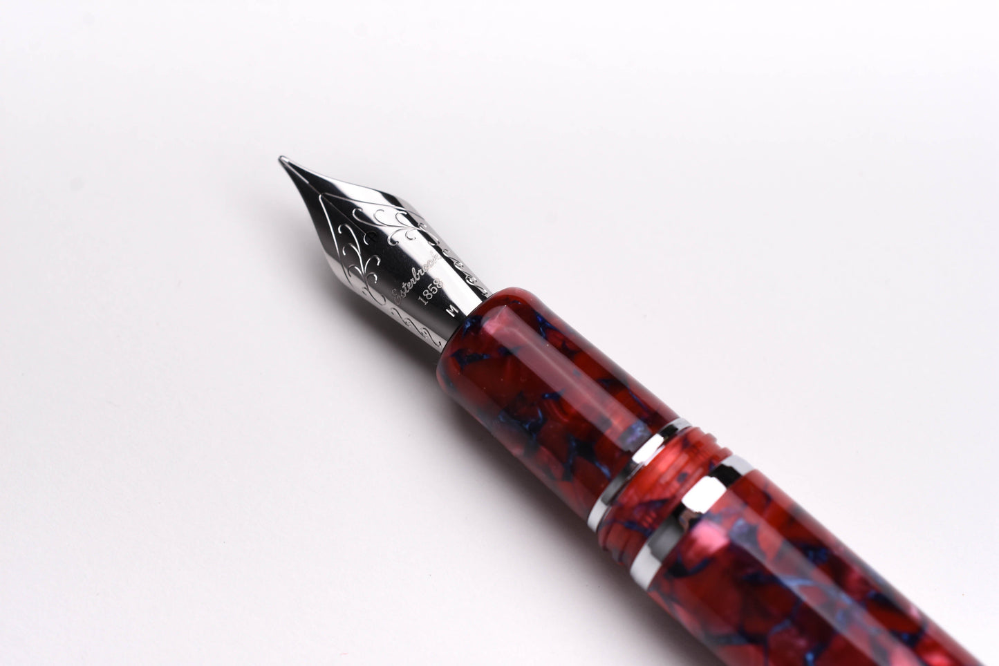 Esterbrook Estie Fountain Pen - Scarlet - Palladium Trim