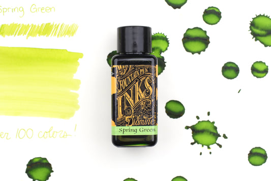 Diamine Fountain Pen Ink - Spring Green - 30mL