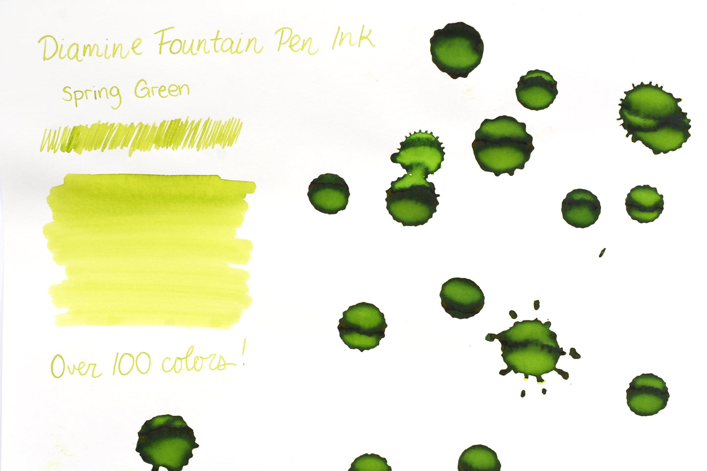 Diamine Fountain Pen Ink - Spring Green - 30mL
