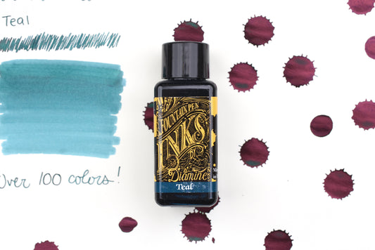 Diamine Fountain Pen Ink - Teal - 30mL