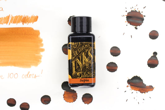 Diamine Fountain Pen Ink - Sepia - 30mL
