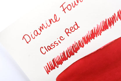 Diamine Fountain Pen Ink - Classic Red - 30mL