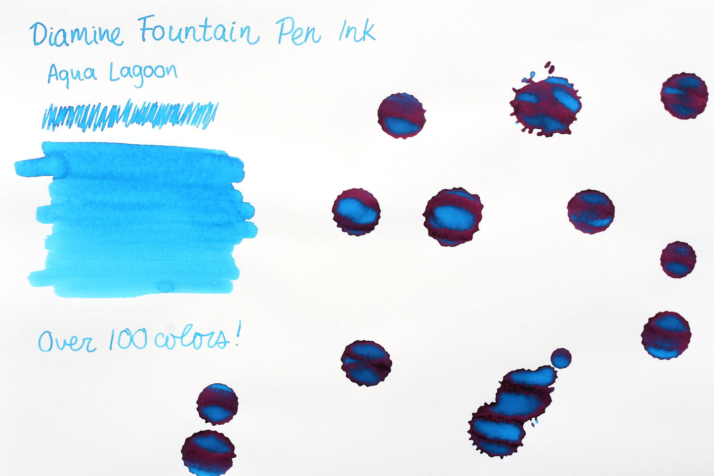 Diamine Fountain Pen Ink - Aqua Lagoon - 30mL