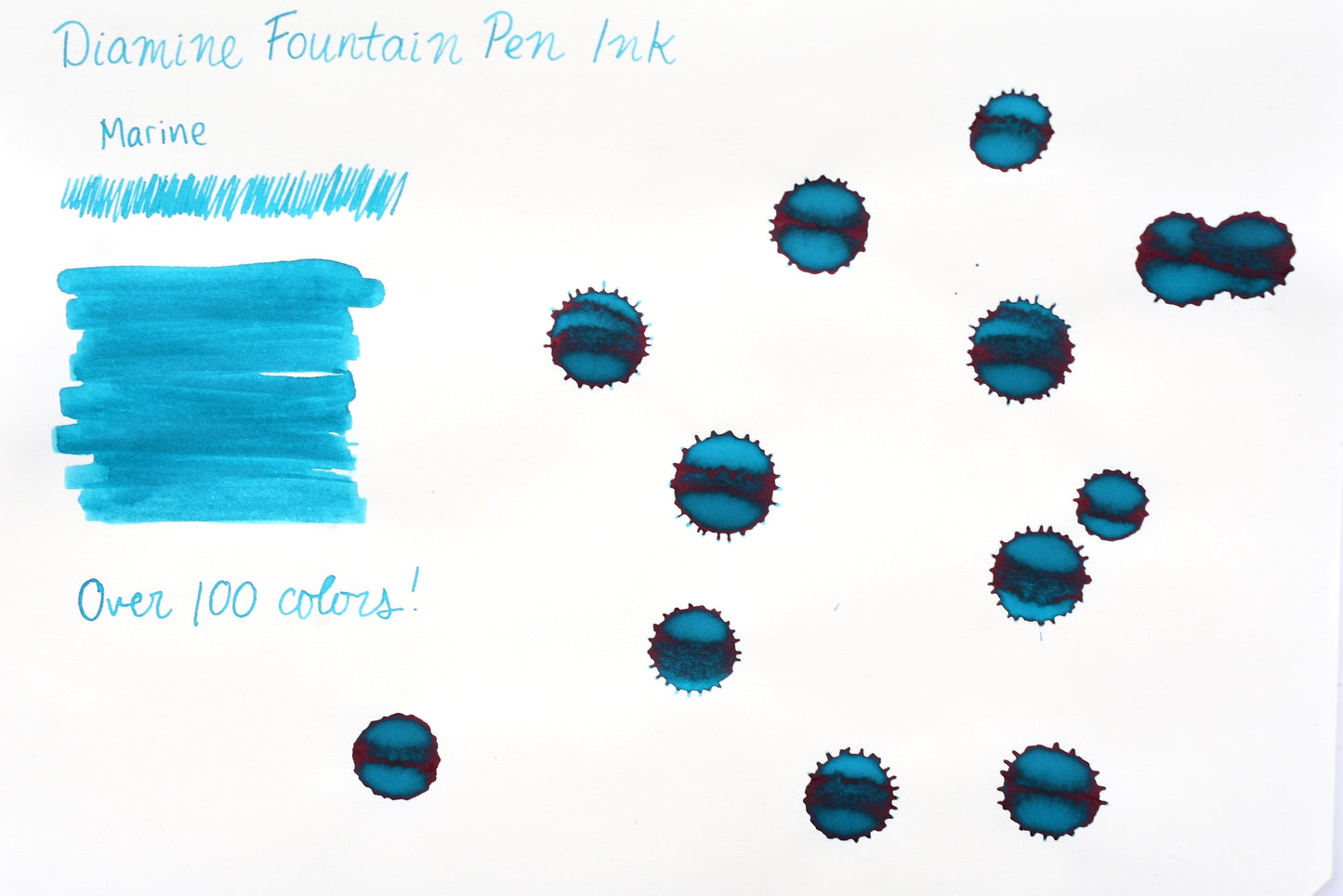 Diamine Fountain Pen Ink - Marine - 30mL
