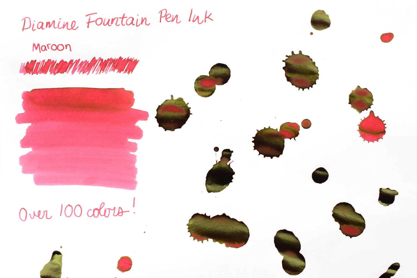 Diamine Fountain Pen Ink - Maroon - 30mL
