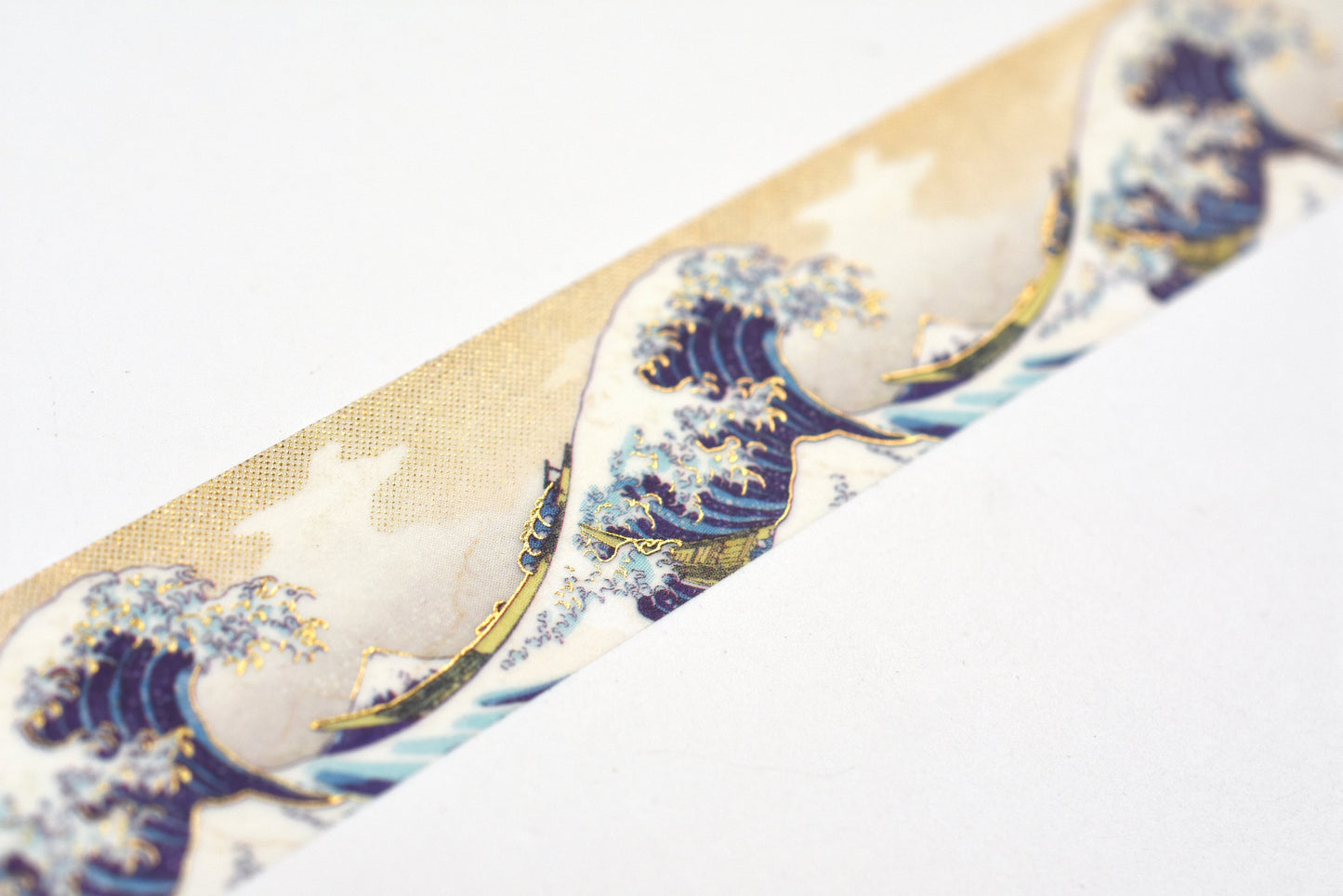 Cozyca - Katsushika Hokusai Foil Stamping Washi Tape - The Great Wave off Kanagawa