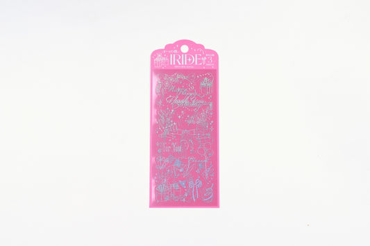 BGM - Foil Stamping Iride Sticker Sheets - Gift