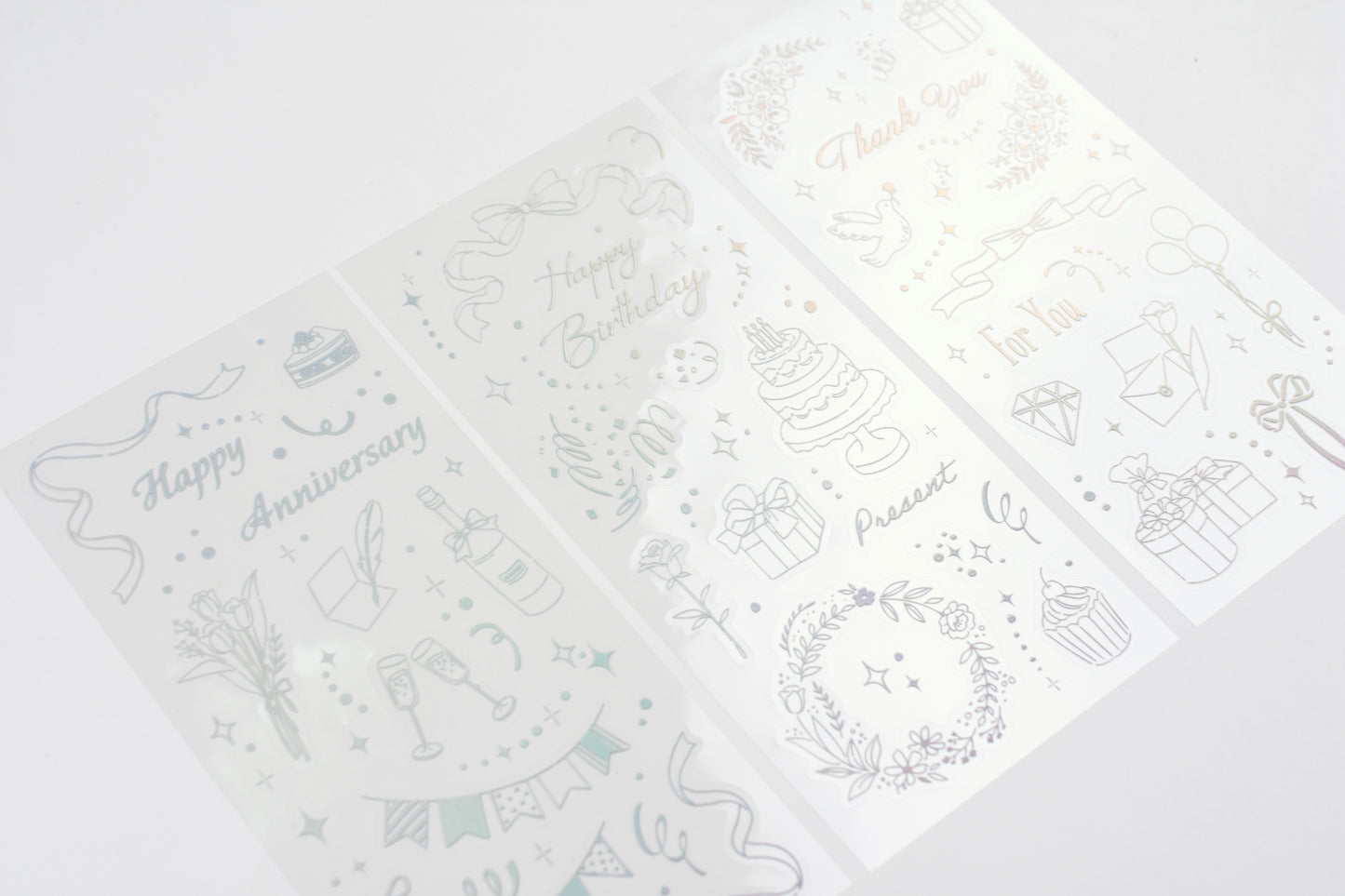 BGM - Foil Stamping Iride Sticker Sheets - Gift