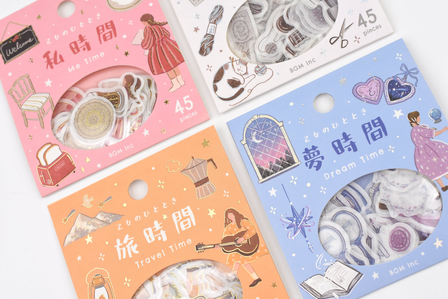 BGM Flake Stickers - Foil Stamping - Maiden's Moment