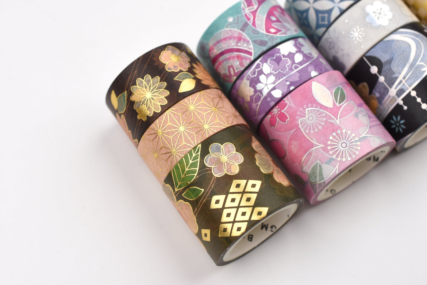 BGM Washi Tape Set - Foil Stamping - The Colors of Kimono - Set of 3