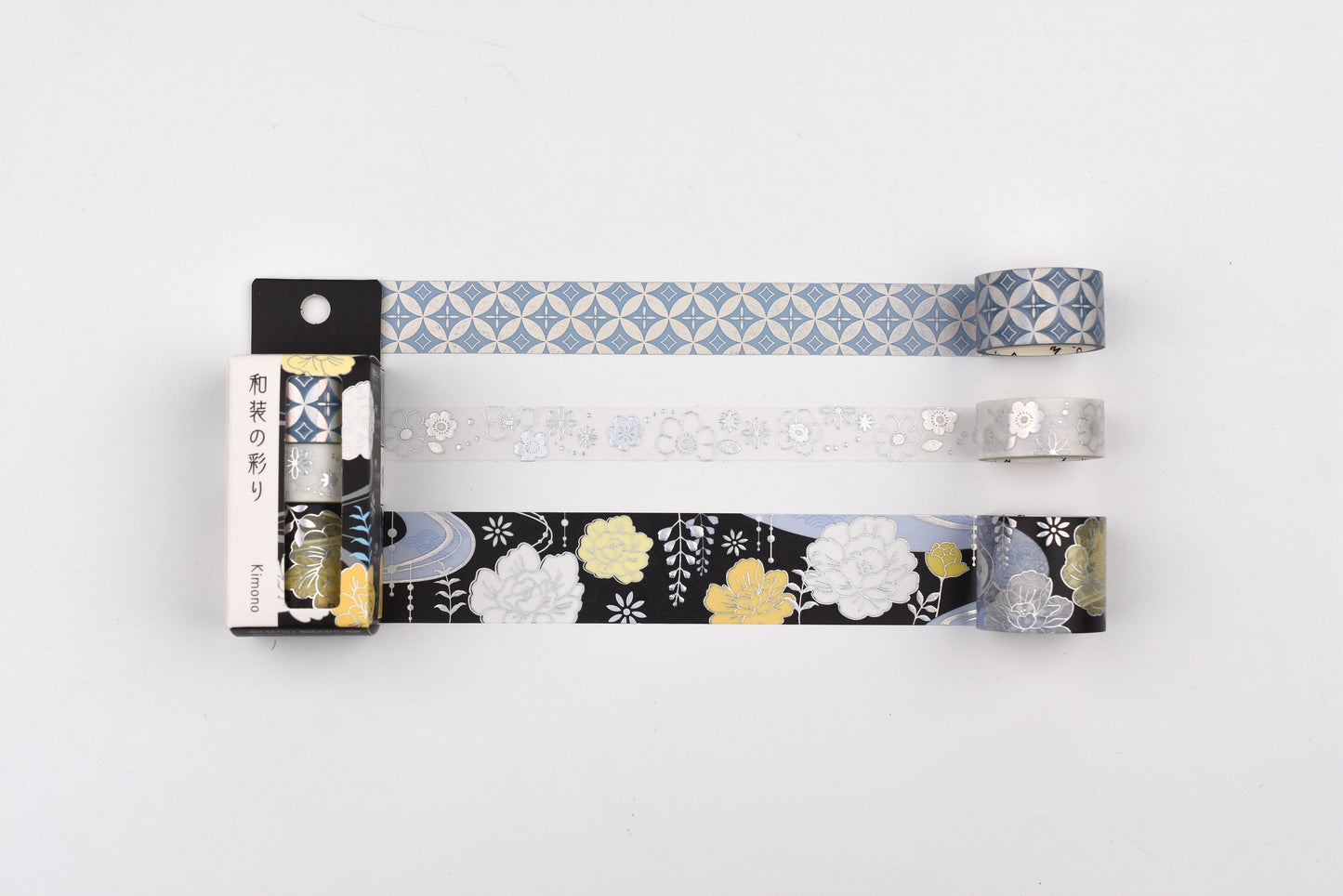BGM Washi Tape Set - Foil Stamping - The Colors of Kimono - Set of 3