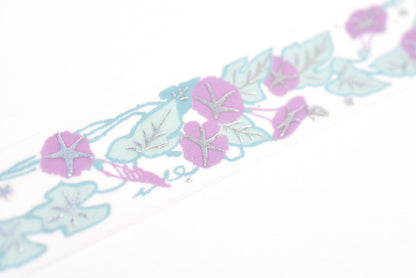 BGM Washi Tape - Foil Stamping - Kusahanafu - Morning Glory