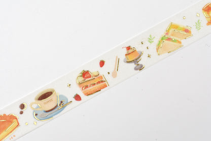 BGM Washi Tape - Foil Stamping - IPPAI - Full of Retro Cafés