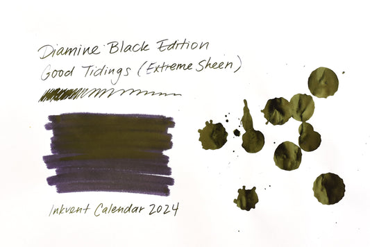 Diamine Black Edition - Extreme Sheen - Good Tidings